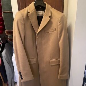 Men’s camel wool Burberry jacket